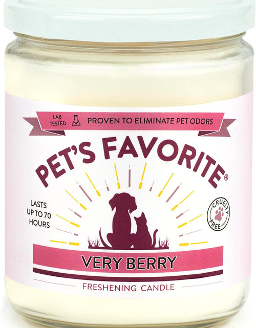 Load image into Gallery viewer, - Tested & Proven - Odor Eliminating Candle, Pet-Friendly Scented Candle, in 4 Great Fragrances – 70-Hour Burn Time, Cotton Wick (Very Berry, Pack of 1)