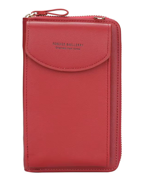 Load image into Gallery viewer, Elegance On-The-Go – Luxe PU Leather Crossbody Shoulder Bag with Phone &amp; Card Organizer
