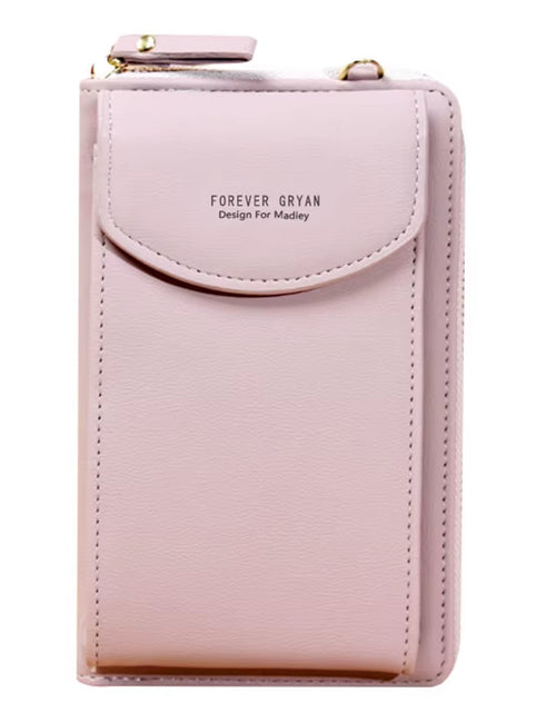 Load image into Gallery viewer, Elegance On-The-Go – Luxe PU Leather Crossbody Shoulder Bag with Phone &amp; Card Organizer
