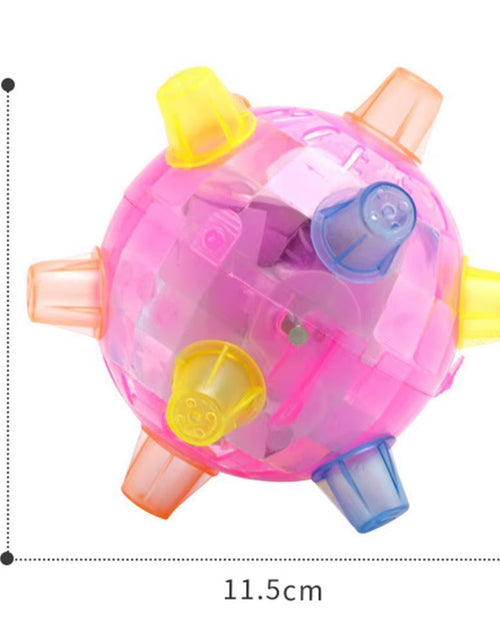 Load image into Gallery viewer, Pawactive Jumping Activation Ball – Flashing Light &amp; Sound Interactive Toy for Dogs
