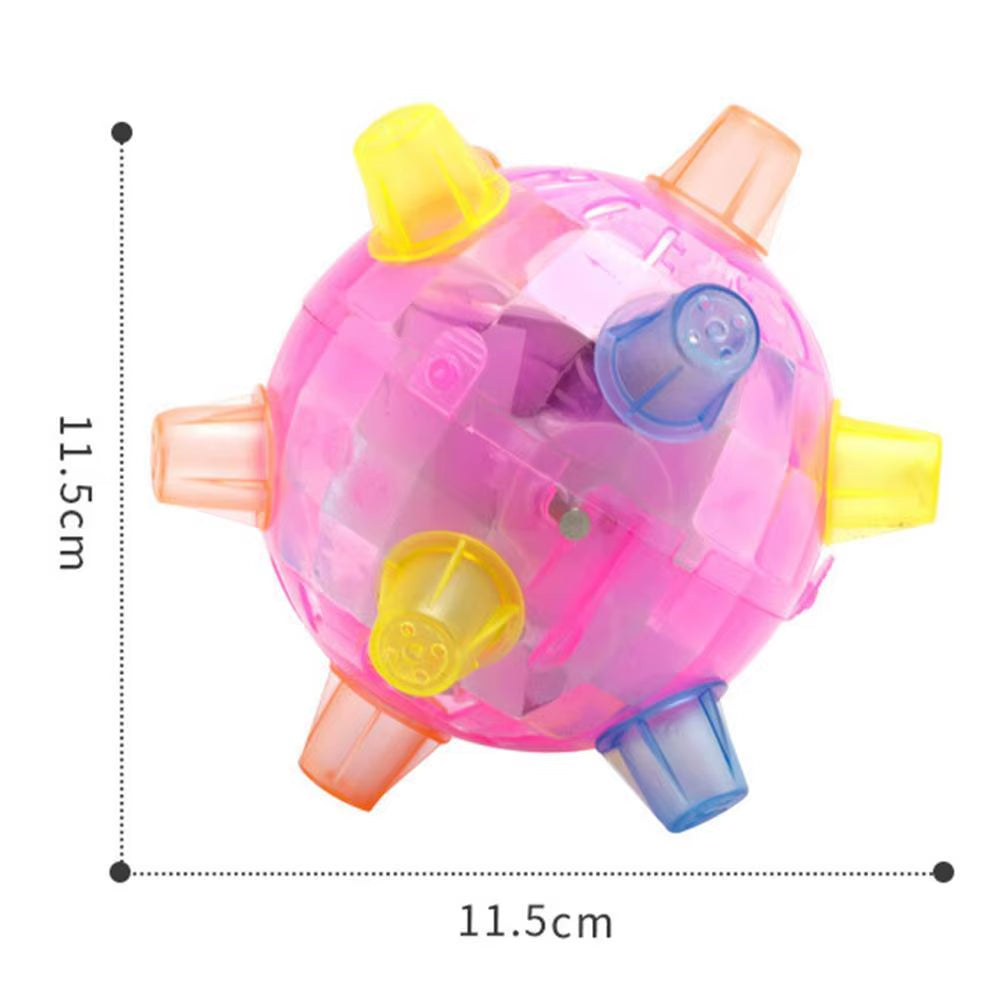 Pawactive Jumping Activation Ball – Flashing Light & Sound Interactive Toy for Dogs