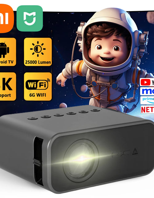 Load image into Gallery viewer, Xiaomi Mini Projector Portable Home Projector 8K HD Projector Indoor Entertainment Bedroom Game Theater Children&#39;S Projector
