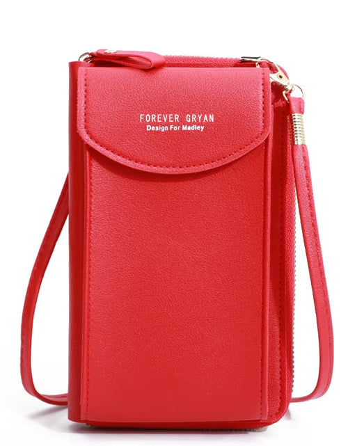 Load image into Gallery viewer, Elegance On-The-Go – Luxe PU Leather Crossbody Shoulder Bag with Phone &amp; Card Organizer
