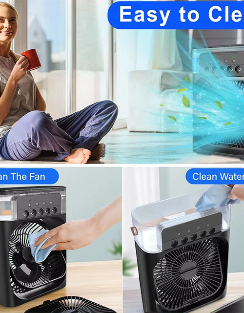 Load image into Gallery viewer, Breezeloop Pro – Bladeless Rechargeable Neck Fan with 3-Speed Cooling for Summer Comfort
