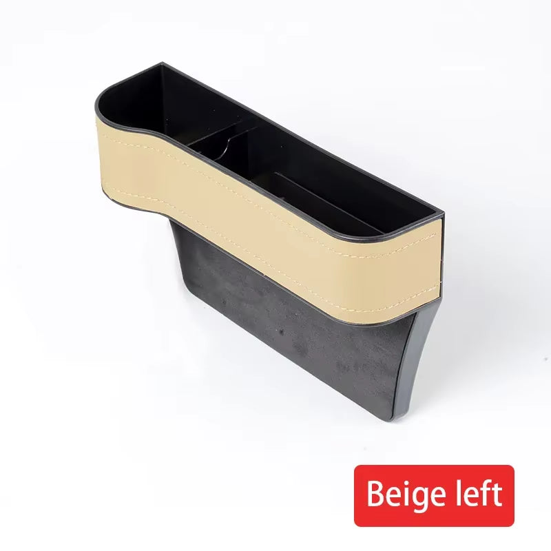 Luxpocket™ Leather Car Seat Gap Organizer – Declutter Your Drive in Style