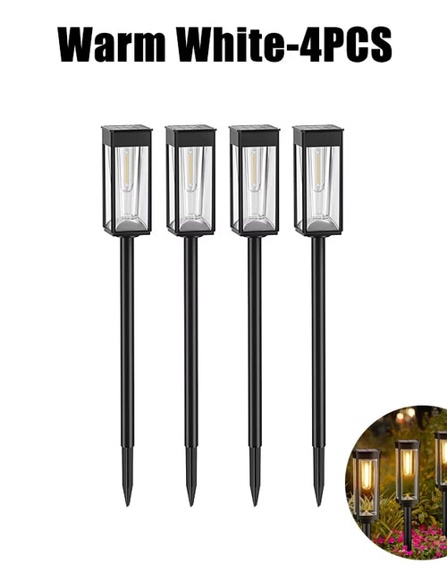 Load image into Gallery viewer, Glowpath Solar Lights – Waterproof LED Outdoor Lighting for Garden, Yard, Patio &amp; Walkways
