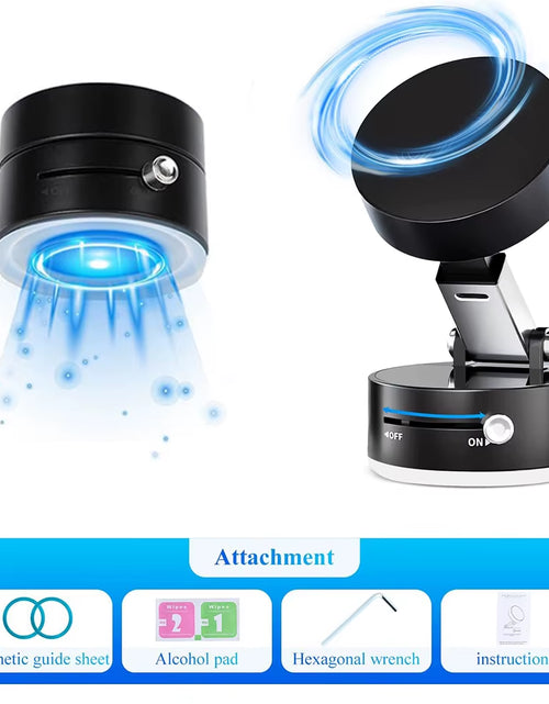 Load image into Gallery viewer, Magnagrip™ Mini Foldable Magnetic Phone Stand – Stick, Flip, Hold Anywhere
