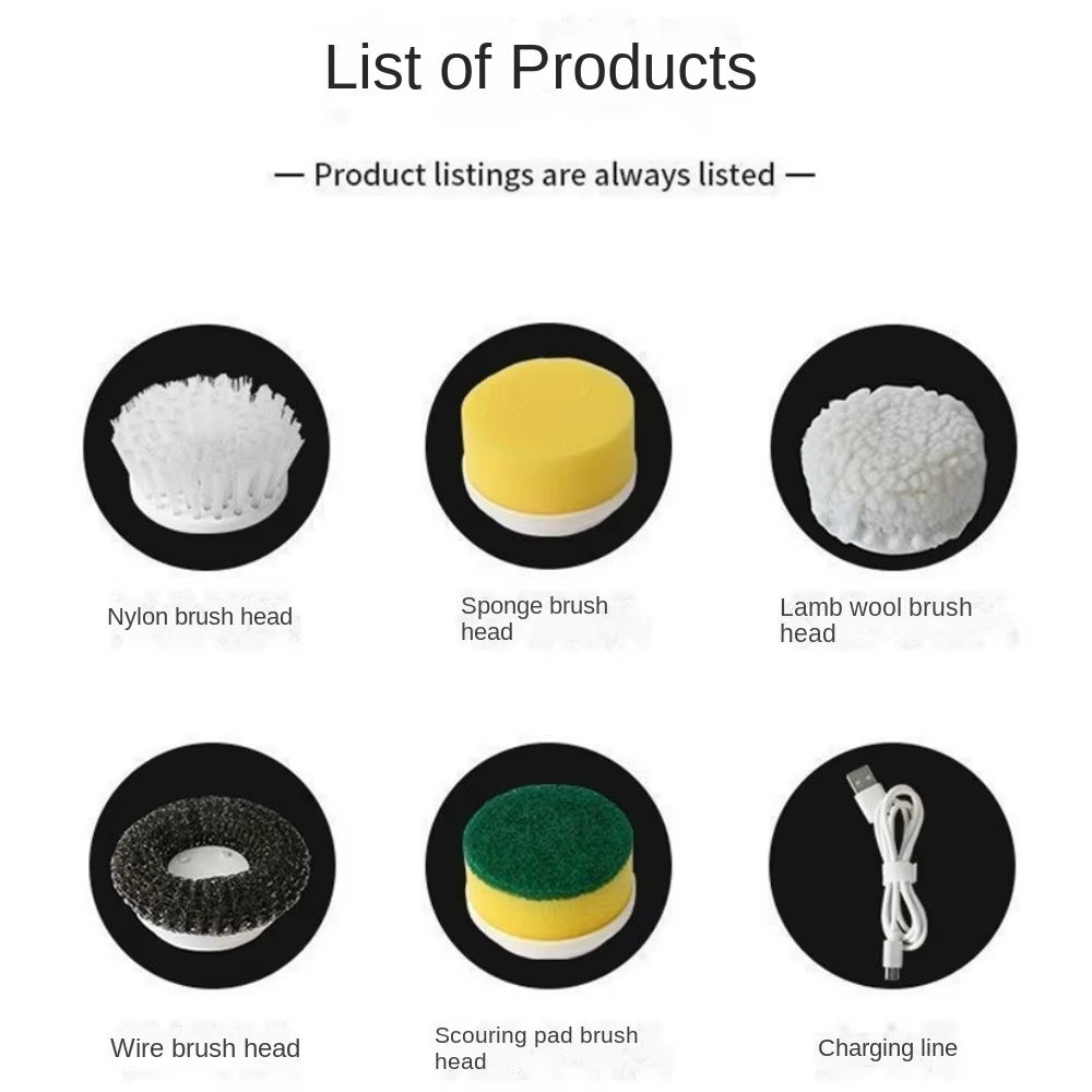 Powerclean™ LA1 Pro Spin Scrubber – Deep Clean. Zero Effort. Total Shine