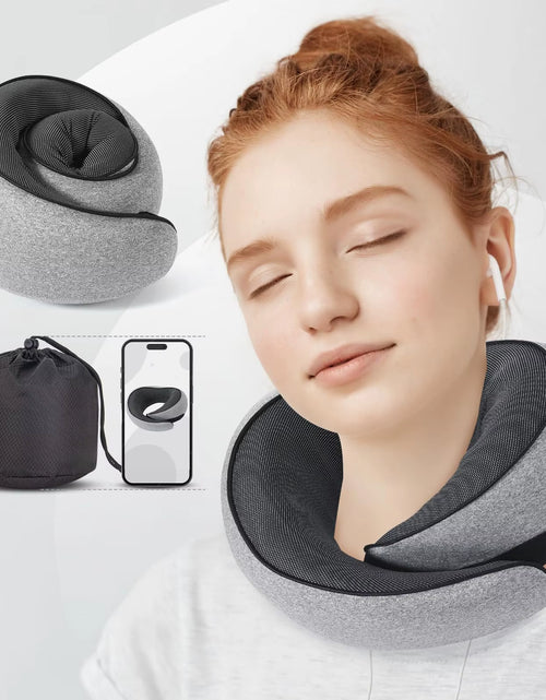 Load image into Gallery viewer, Cloudrest U-Shape Pillow – Memory Foam Travel Neck Cushion for Car, Plane &amp; Home Comfort
