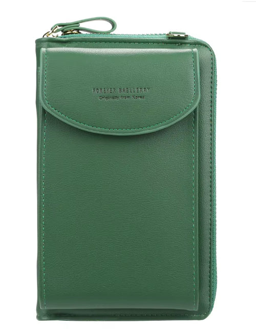 Load image into Gallery viewer, Elegance On-The-Go – Luxe PU Leather Crossbody Shoulder Bag with Phone &amp; Card Organizer
