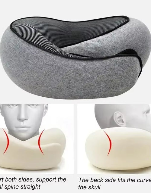 Load image into Gallery viewer, Cloudrest U-Shape Pillow – Memory Foam Travel Neck Cushion for Car, Plane &amp; Home Comfort
