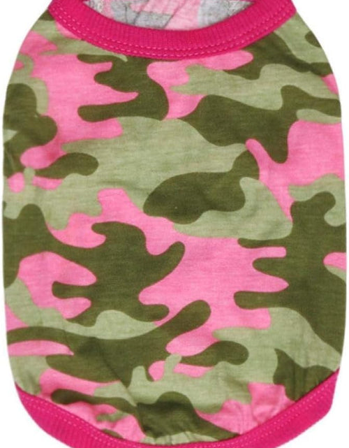 Load image into Gallery viewer, Pets Soft Summer Vest Dogs Tank Tops Puppy Shirts Cute Camo Doggie Apparel Small Medium Dogs Sweatshirt
