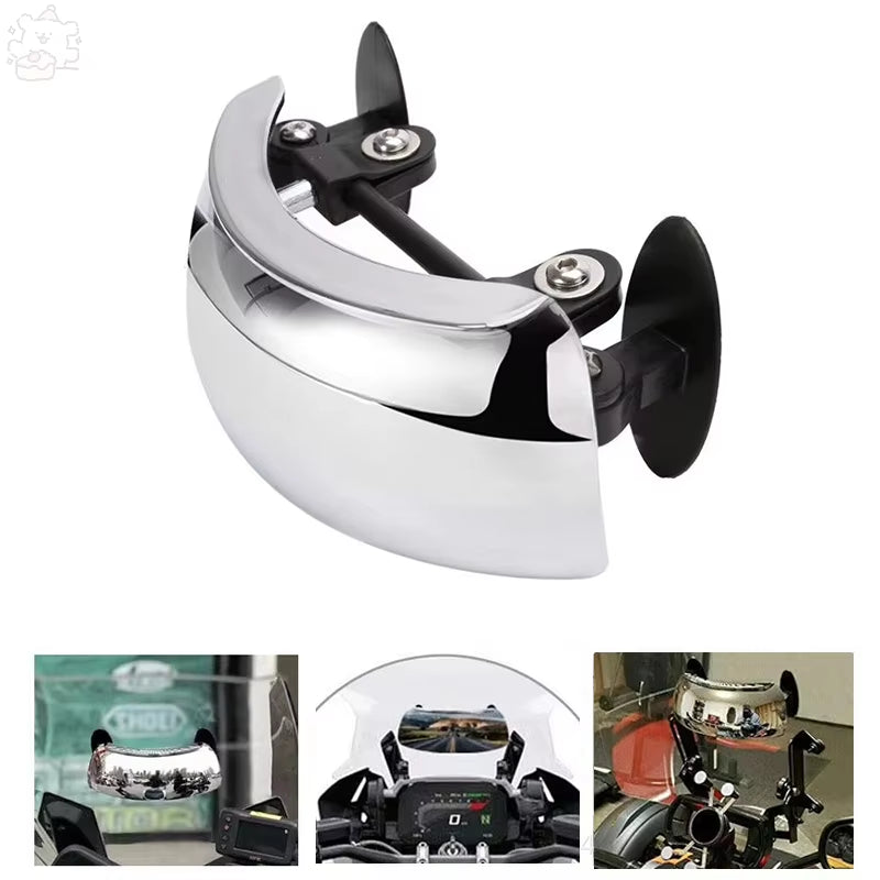 Motorbike 180° Wide-Angle Full-View Reversing Mirrors – Blind Spot-Free & Ultimate Front Guard