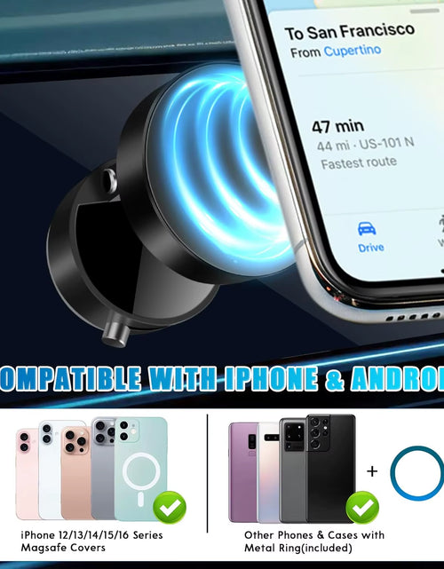 Load image into Gallery viewer, Magnagrip™ Mini Foldable Magnetic Phone Stand – Stick, Flip, Hold Anywhere
