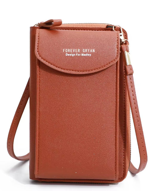 Load image into Gallery viewer, Elegance On-The-Go – Luxe PU Leather Crossbody Shoulder Bag with Phone &amp; Card Organizer
