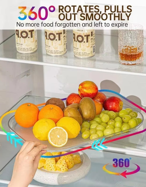 Load image into Gallery viewer, Spinrack Kitchen Organizer – Rotating Dish &amp; Beverage Rack for Countertop &amp; Refrigerator Storage
