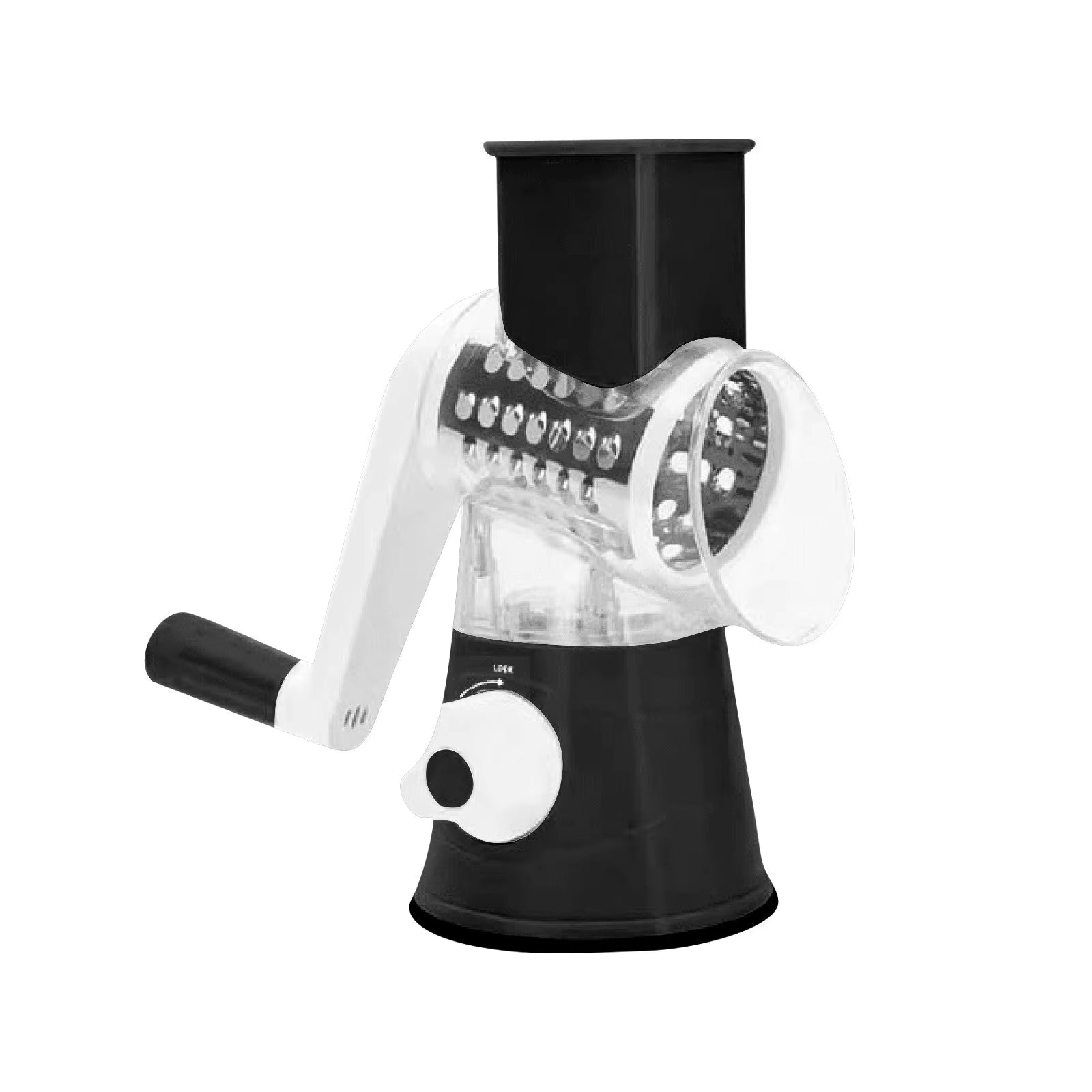 Slicemate Pro – Multi-Functional Hand-Cranked Vegetable Cutter & Grater for Effortless Kitchen Prep