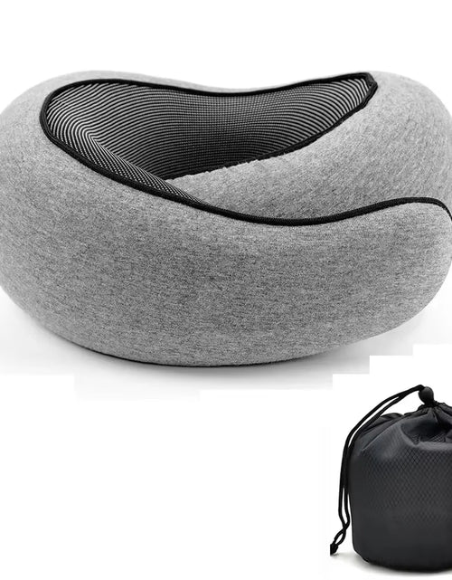 Load image into Gallery viewer, Cloudrest U-Shape Pillow – Memory Foam Travel Neck Cushion for Car, Plane &amp; Home Comfort
