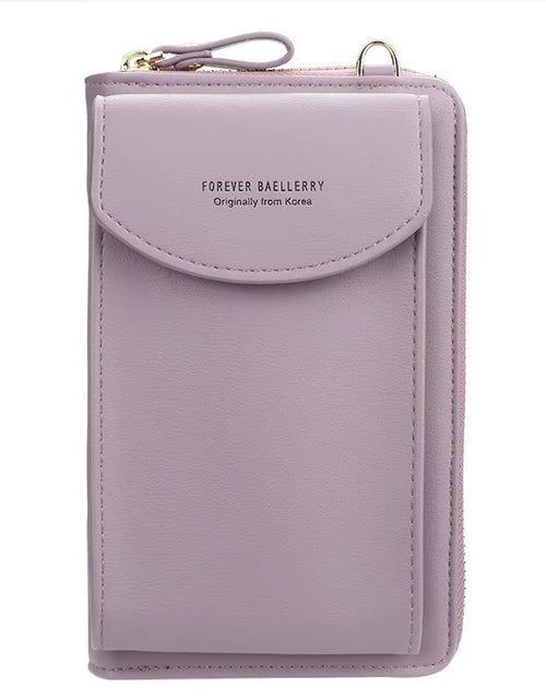 Load image into Gallery viewer, Elegance On-The-Go – Luxe PU Leather Crossbody Shoulder Bag with Phone &amp; Card Organizer
