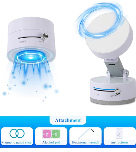 Magnagrip™ Mini Foldable Magnetic Phone Stand – Stick, Flip, Hold Anywhere