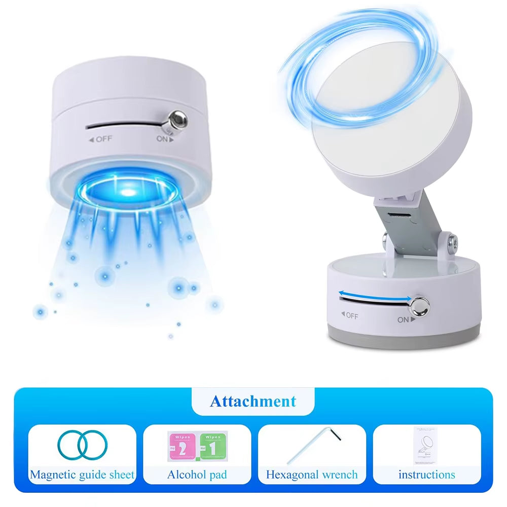 Magnagrip™ Mini Foldable Magnetic Phone Stand – Stick, Flip, Hold Anywhere