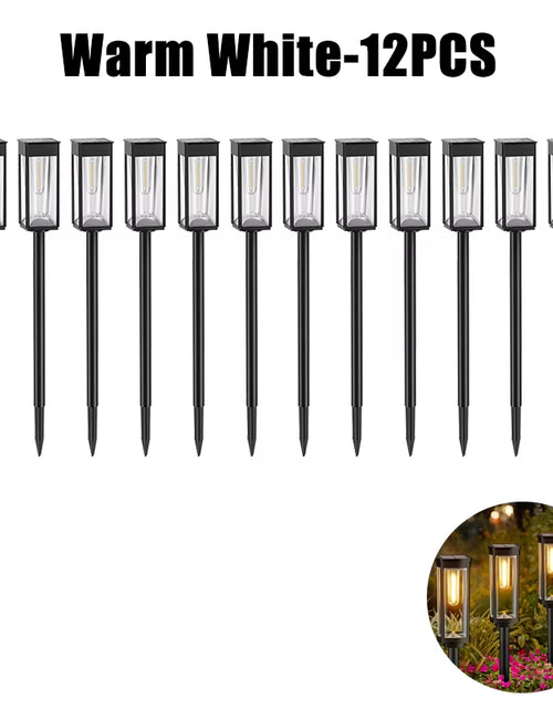 Load image into Gallery viewer, Glowpath Solar Lights – Waterproof LED Outdoor Lighting for Garden, Yard, Patio &amp; Walkways
