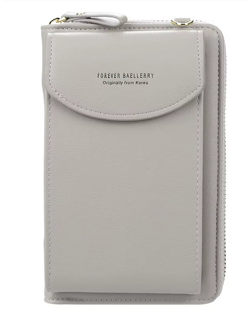 Load image into Gallery viewer, Elegance On-The-Go – Luxe PU Leather Crossbody Shoulder Bag with Phone &amp; Card Organizer
