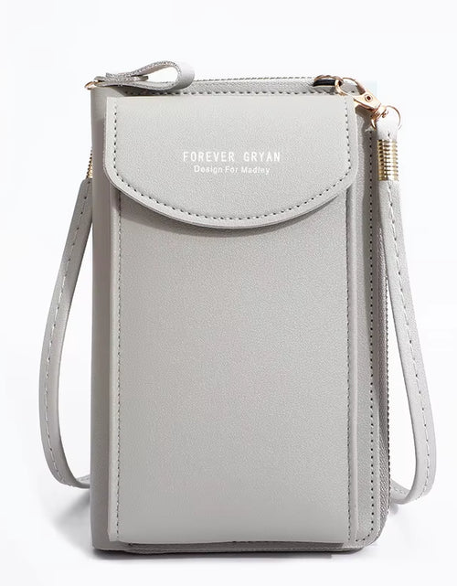 Load image into Gallery viewer, Elegance On-The-Go – Luxe PU Leather Crossbody Shoulder Bag with Phone &amp; Card Organizer
