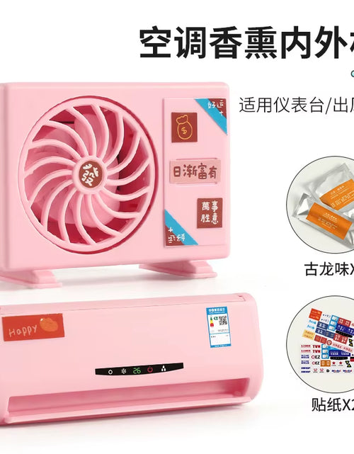 Load image into Gallery viewer, Freshdrive Solar Car Air Freshener – Mini Aromatherapy Machine with Lasting Fragrance &amp; Stylish Decorative Design
