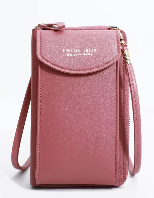 Load image into Gallery viewer, Elegance On-The-Go – Luxe PU Leather Crossbody Shoulder Bag with Phone &amp; Card Organizer
