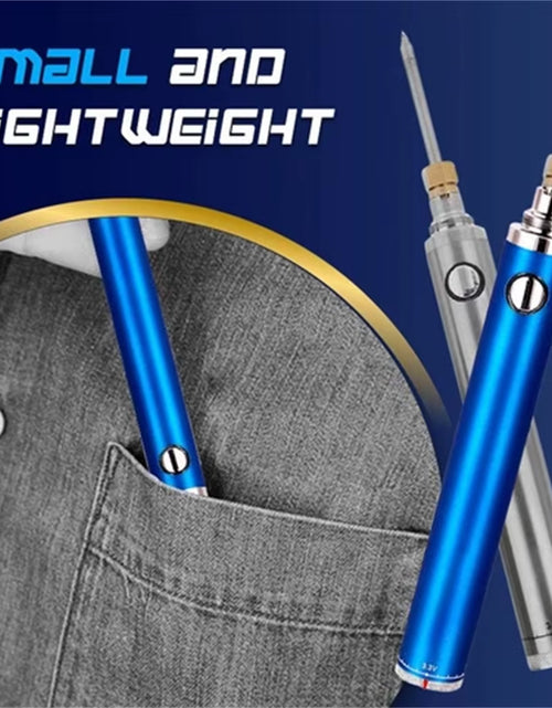 Load image into Gallery viewer, Precisionpro 510 USB Mini Soldering Iron – Portable, Battery-Powered Tool for Jewelry Repair &amp; Precision Work
