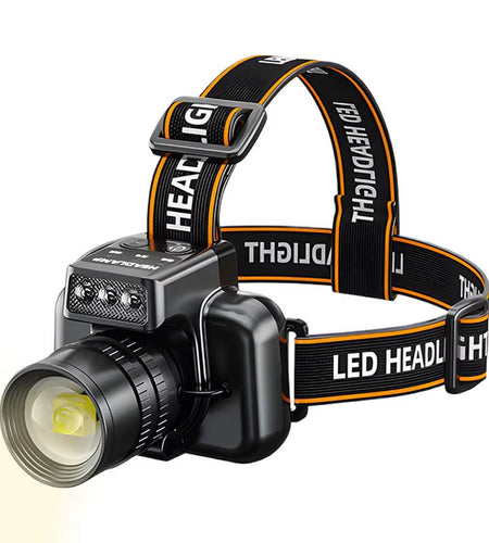 Beamlite™ Rechargeable LED Headlamp – High-Power Forehead Torch for Outdoor Adventures