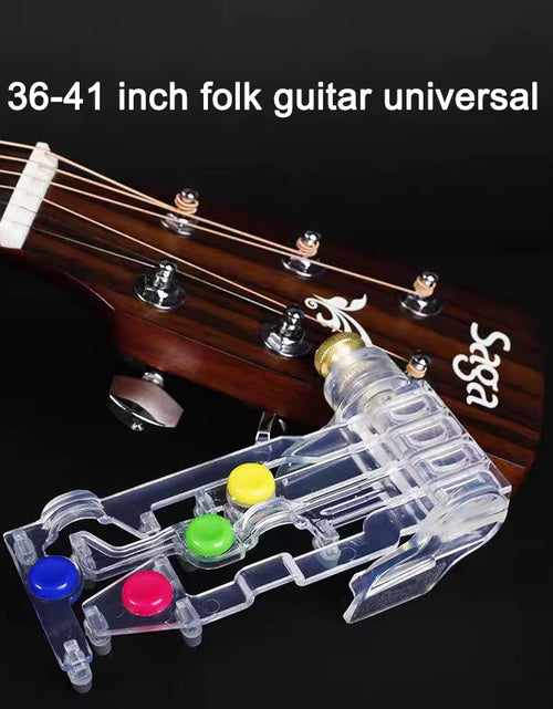 Load image into Gallery viewer, Chordmaster Finger Trainer – Painless Guitar Practice Tool for Beginners &amp; Chord Mastery
