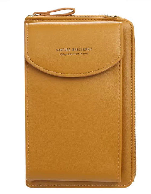 Load image into Gallery viewer, Elegance On-The-Go – Luxe PU Leather Crossbody Shoulder Bag with Phone &amp; Card Organizer
