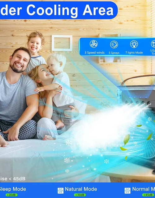 Load image into Gallery viewer, Breezeloop Pro – Bladeless Rechargeable Neck Fan with 3-Speed Cooling for Summer Comfort
