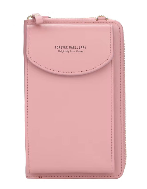 Load image into Gallery viewer, Elegance On-The-Go – Luxe PU Leather Crossbody Shoulder Bag with Phone &amp; Card Organizer
